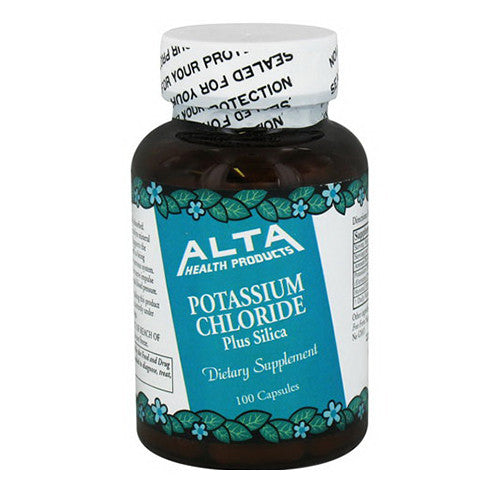 Alta Health Potassium Chloride Plus Silica Dietary Supplement Capsules, 100 Ea